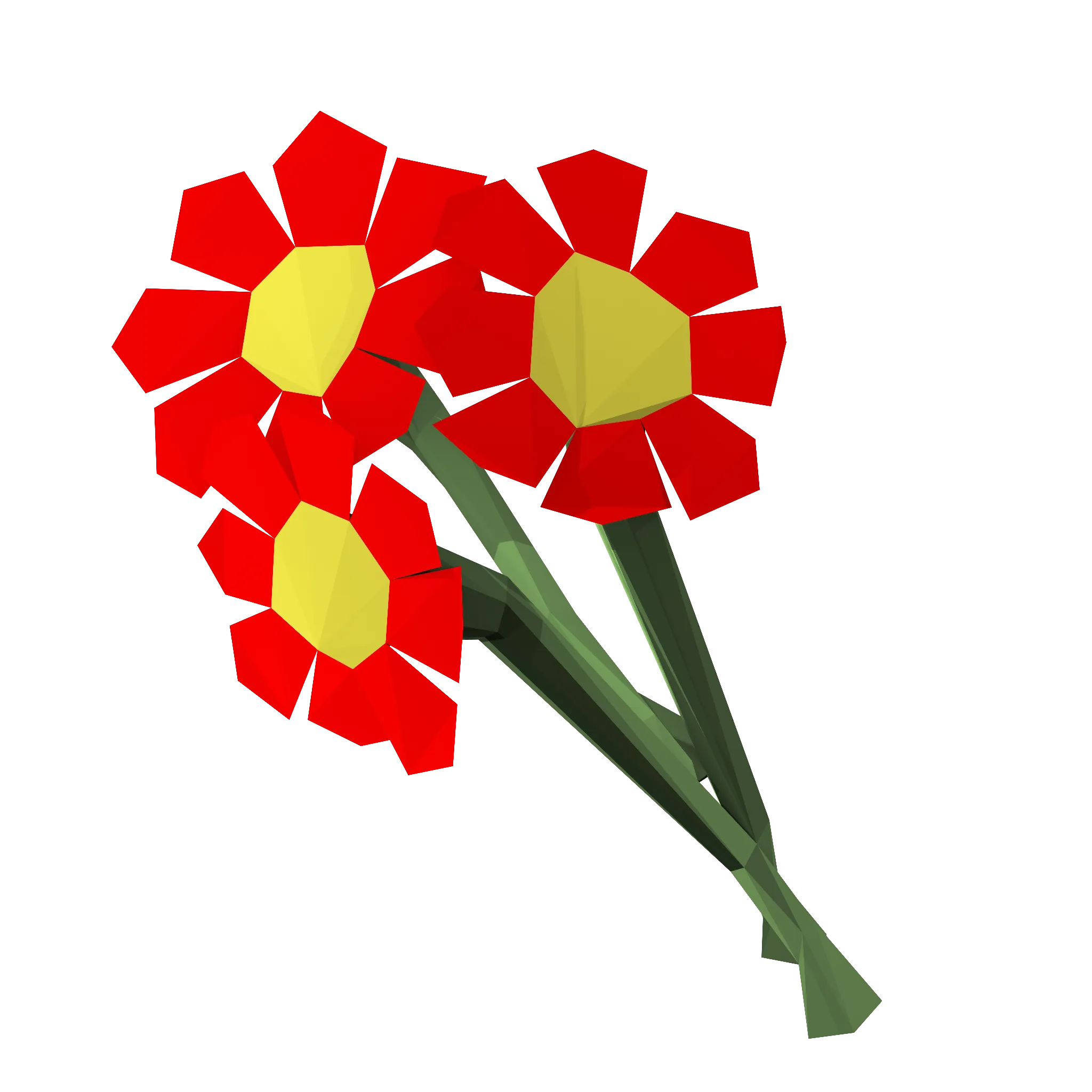 red flower
